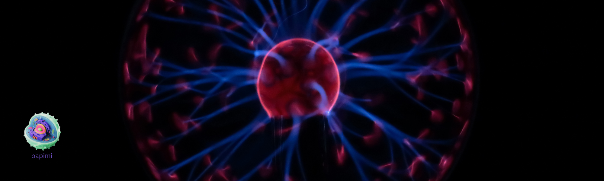 Plasma-Kugel mit elektrischen Strahlen